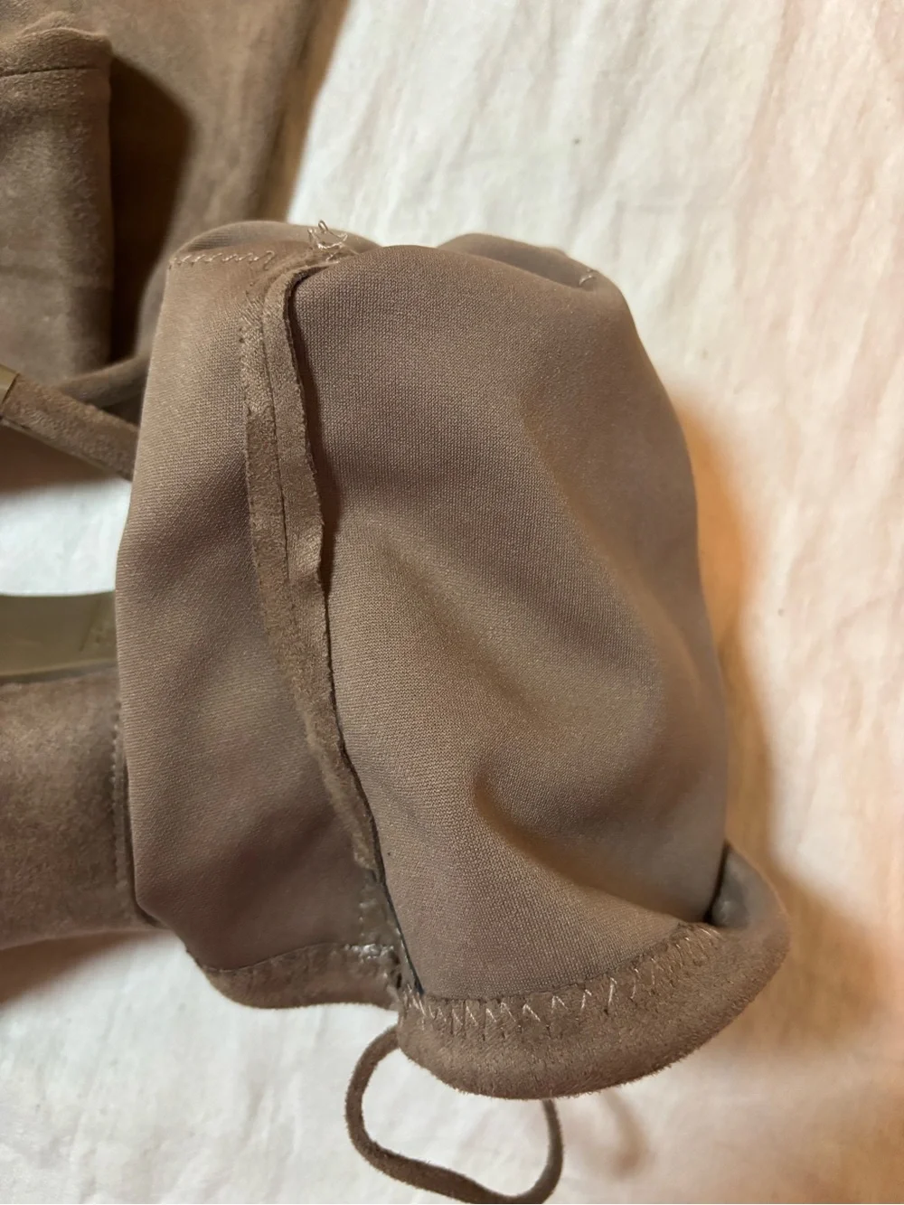 Over-the-Knee Brown Suede High Heel Boots
